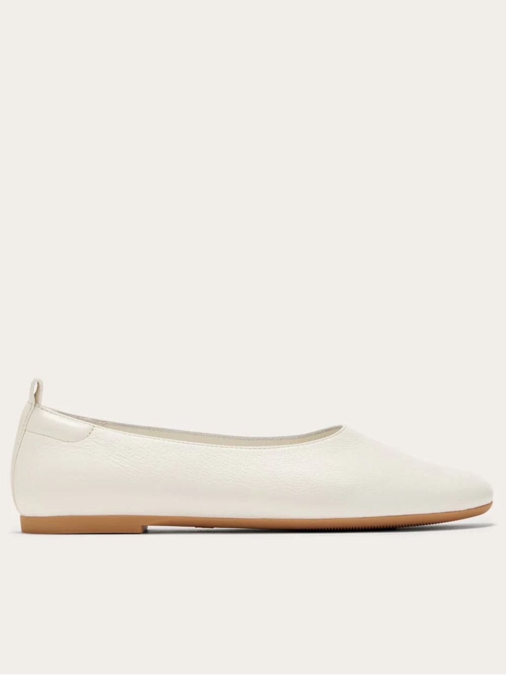 Everlane the day glove ballet flats white